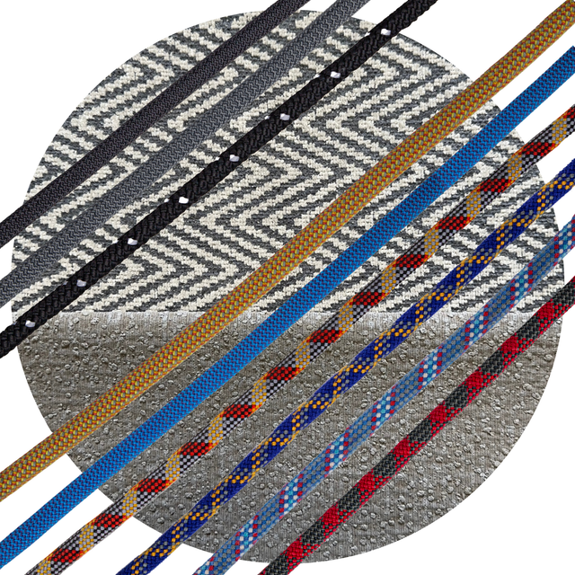 zigzag fabric rope swatch