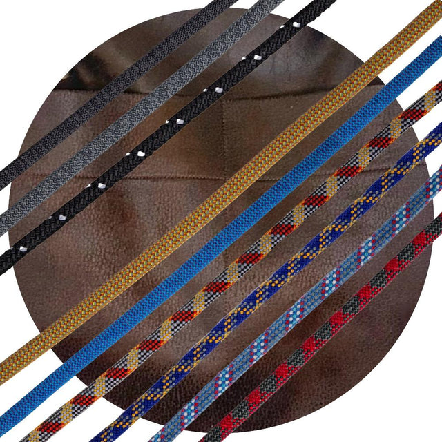 Brown nubuck fabric swatch with roe overlay