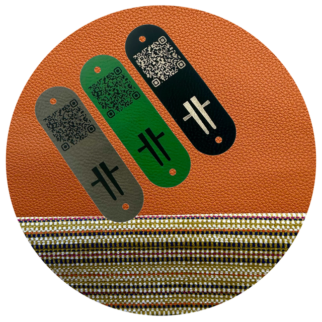 fabric and logo swatch