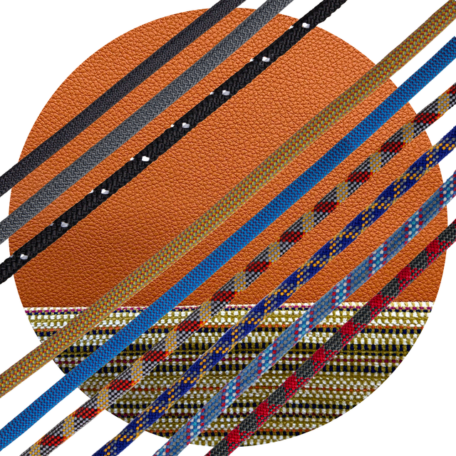 rope and fabric swatch